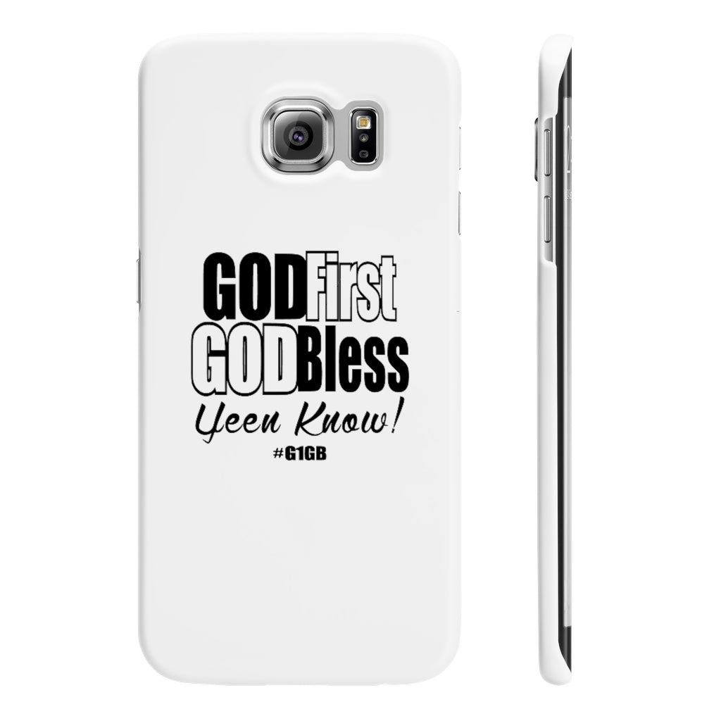White God First God Bless Phone Case