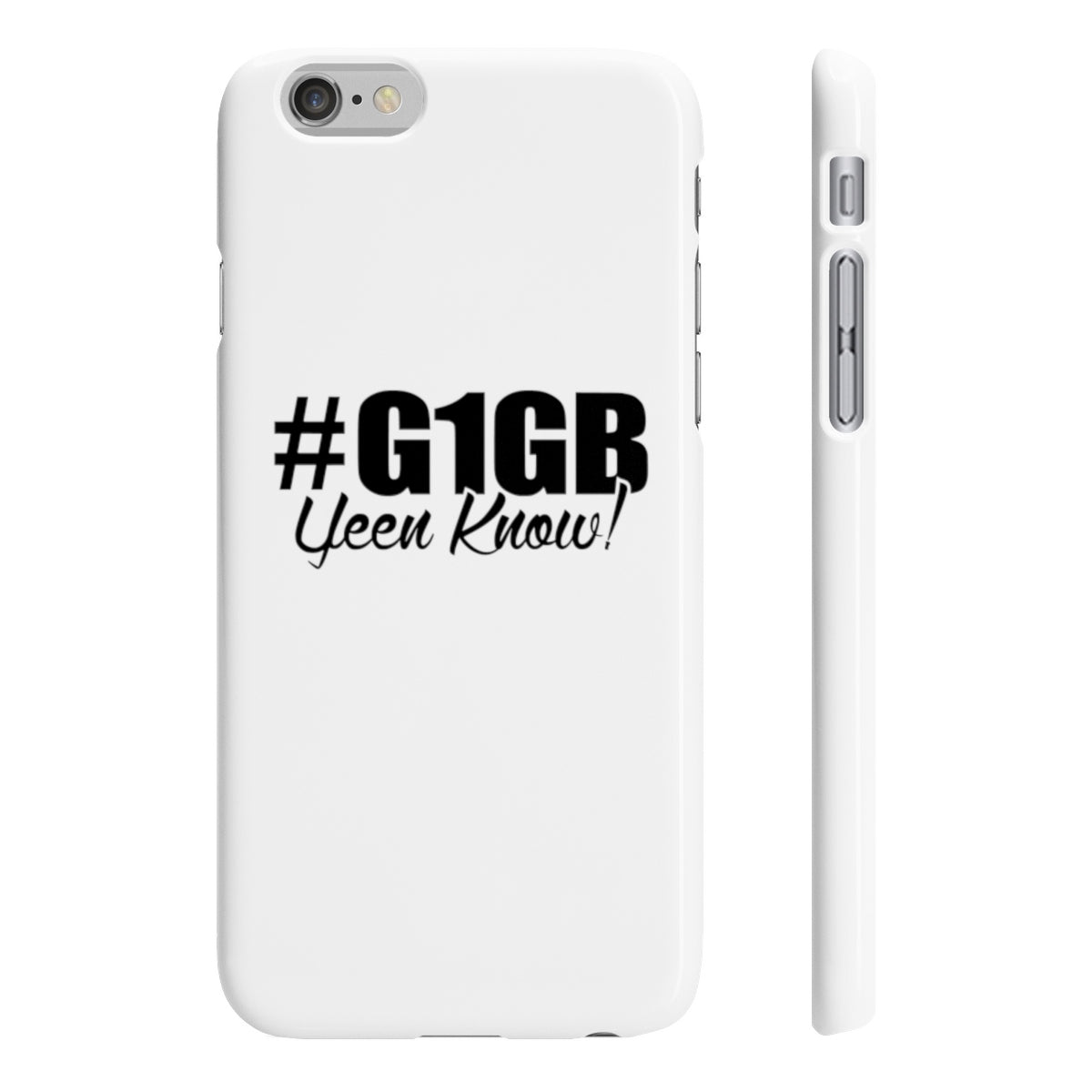 White #G1GB Phone Case