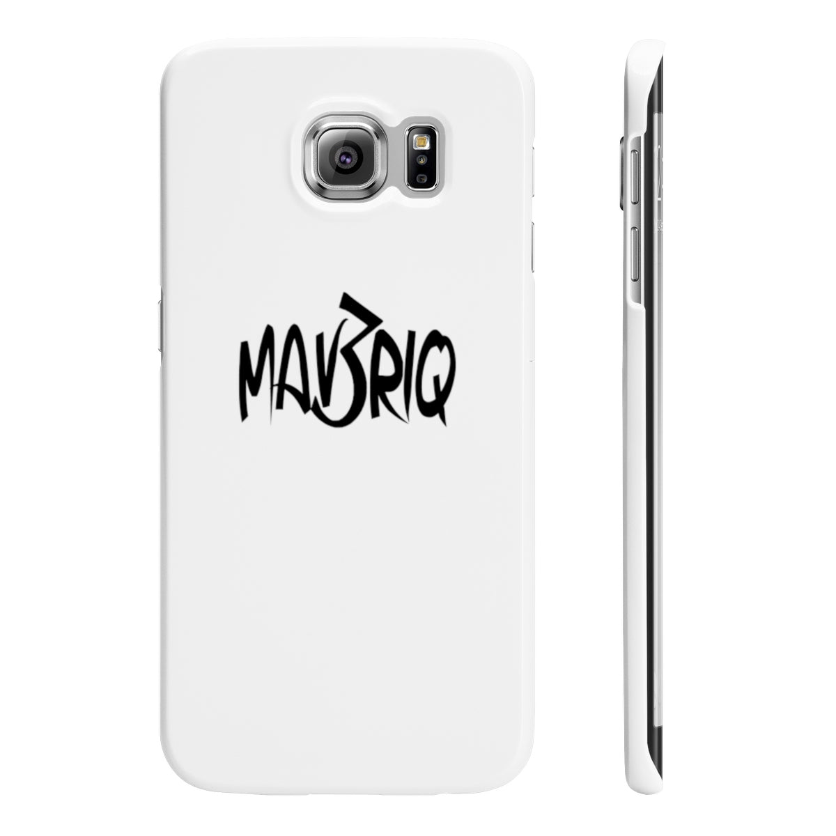 White MAV3RIQ Phone Case