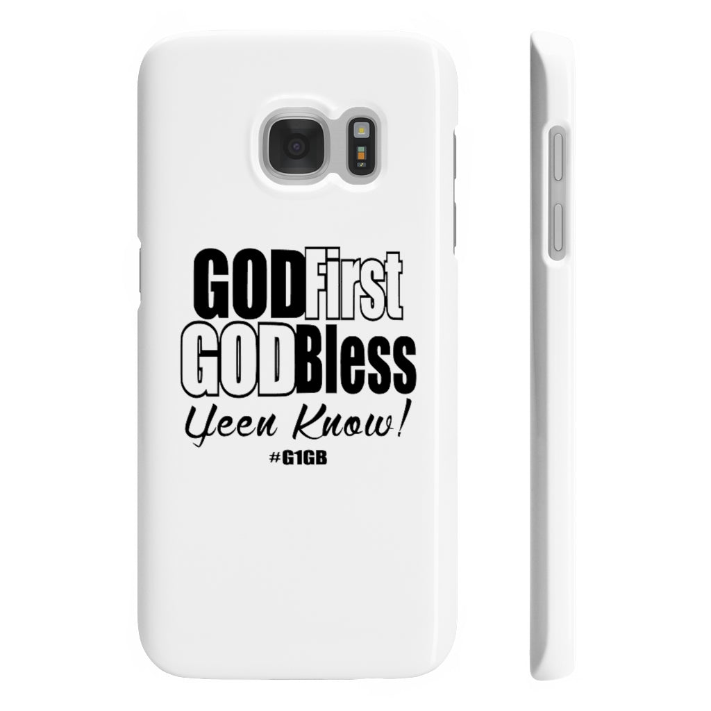 White God First God Bless Phone Case