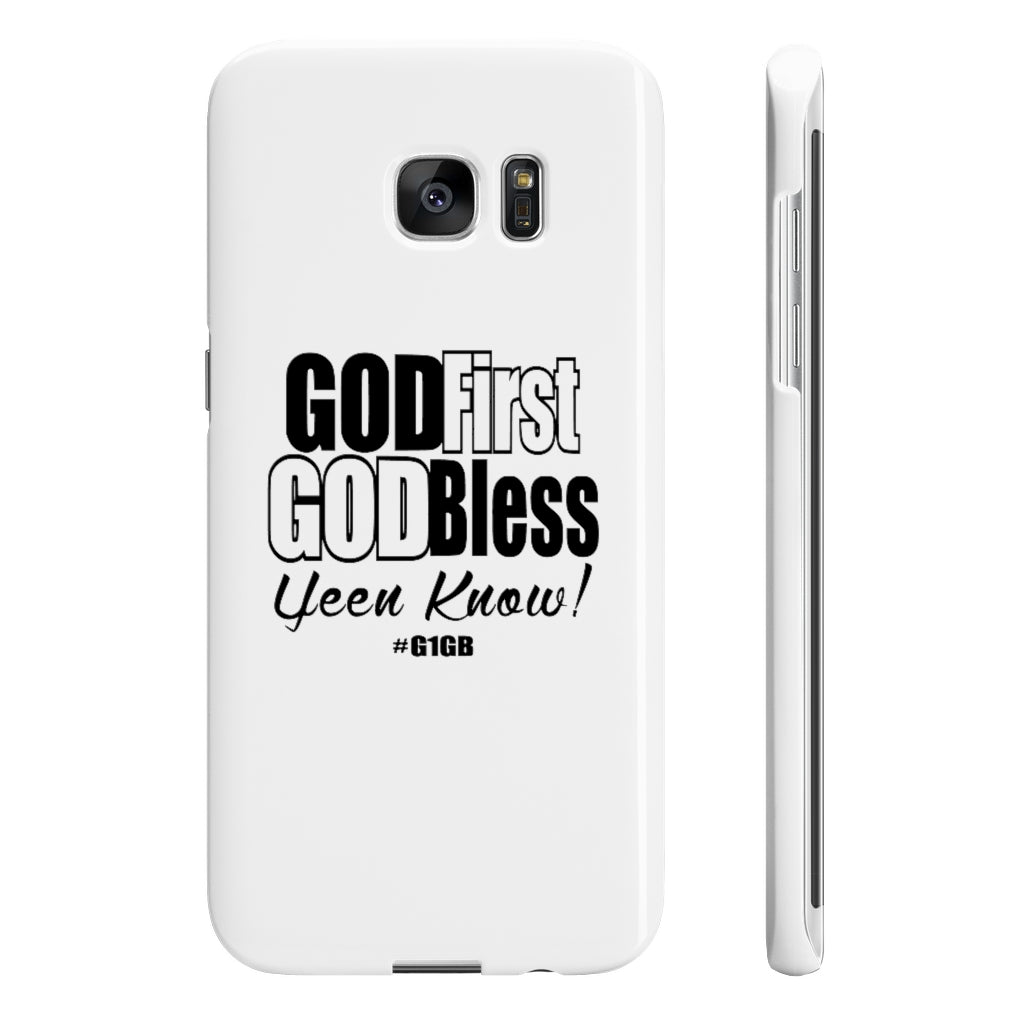 White God First God Bless Phone Case