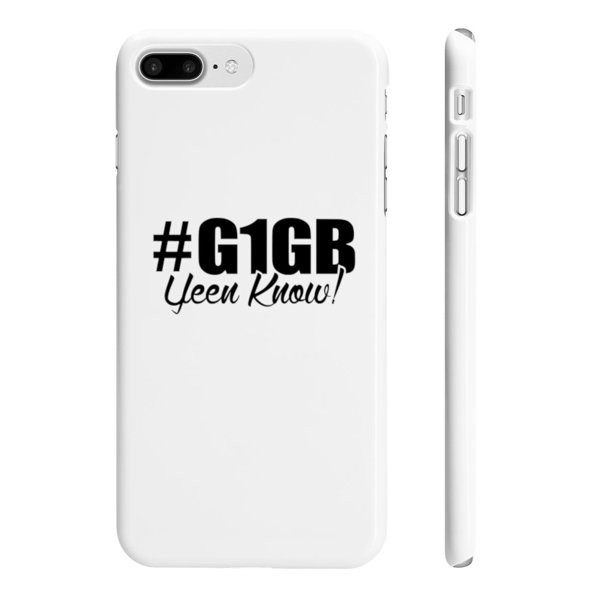 White #G1GB Phone Case