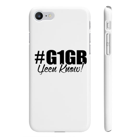 White #G1GB Phone Case