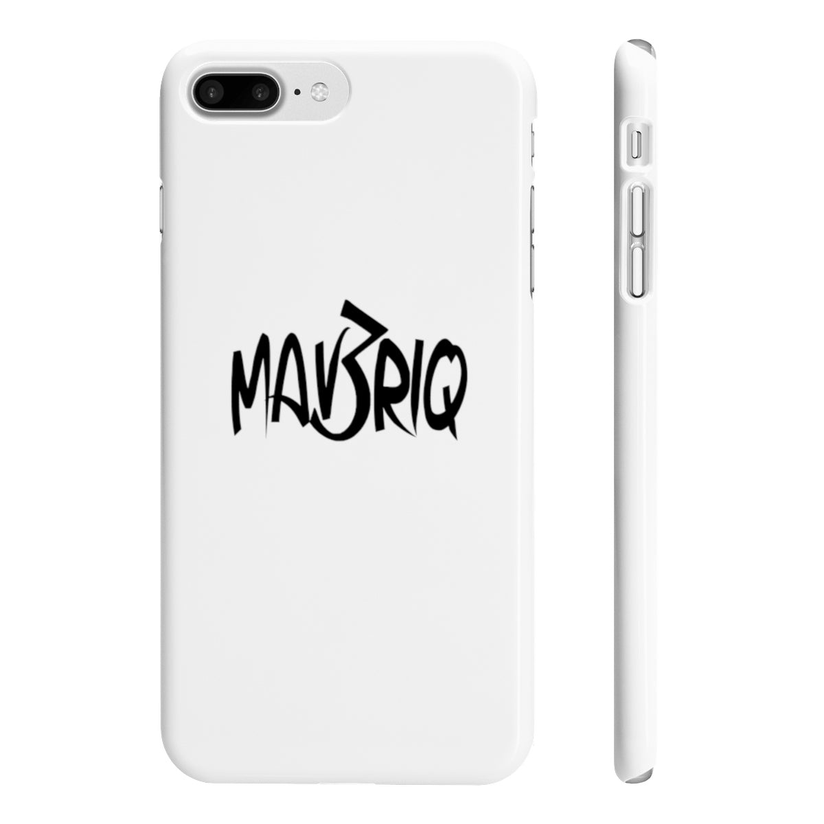 White MAV3RIQ Phone Case