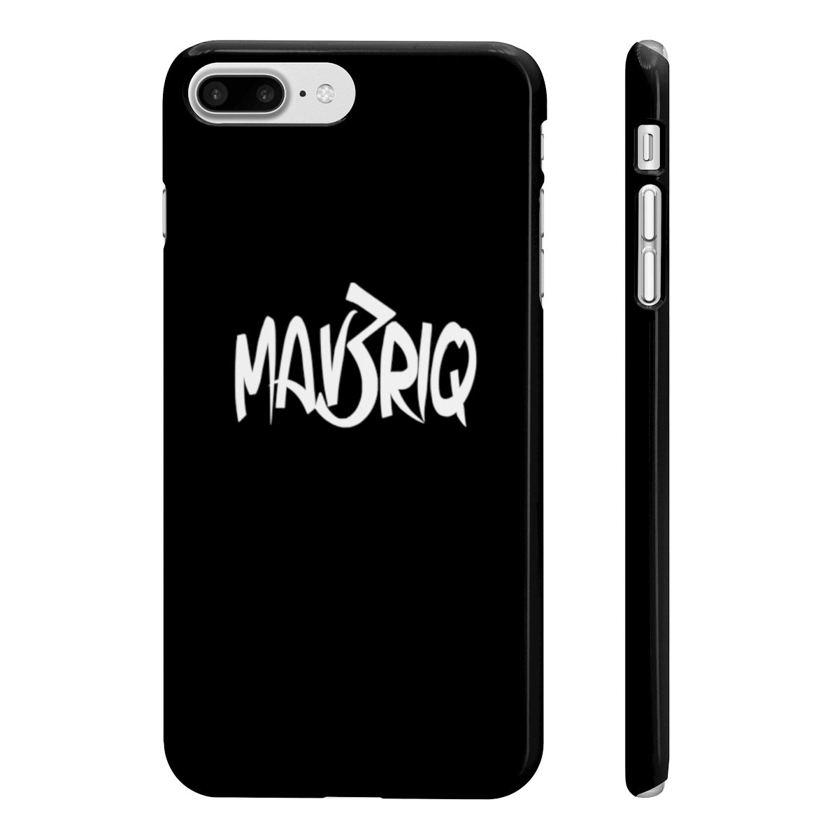Black MAV3RIQ Phone Case