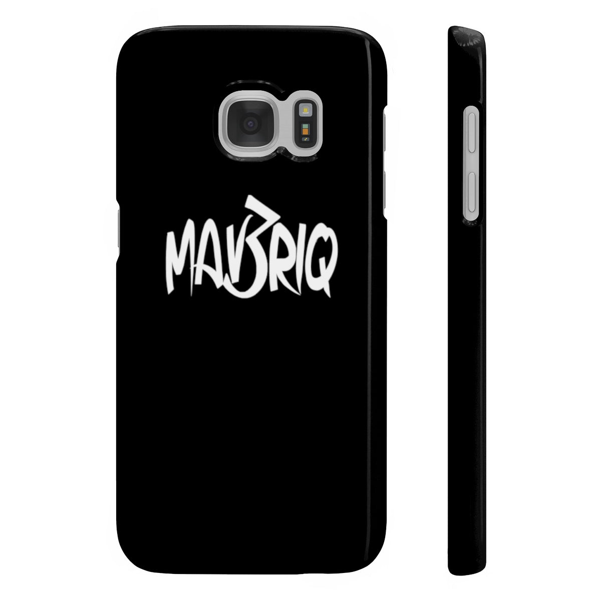 Black MAV3RIQ Phone Case